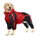S - imperm�able pour chien � 4 pattes avec capuche poncho imperm�able ajustable pour animaux de compagnie ...