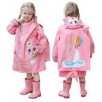 Impermable pour enfants filles garons poncho de pluie veste de pluie avec housse de sac dcole vtements ...