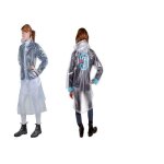 Imperm�able - hkm - 540417 - manteau de pluie unisexe - transparent - 100% pvc - capuche int�gr�e