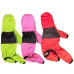 Imperm�able rouge xl pour chien imperm�able avec chapeau transparent fournitures pour animaux de compagnie ...