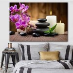 Impressions sur toile zen moderne images parfaites en bambou vert sur toile peinture murale art décorations ... Impressions sur toile zen moderne images parfaites en bambou vert sur toile peinture murale art décorations ...