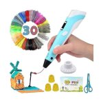 Imprimantes 3d avec �cran led stylo dimpression 3d avec chargement usb recharges de filament pla 30 couleurs ...