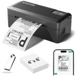 Imprimante d�tiquettes dexp�dition bluetooth 4x6 compatible ebay etsy ups shopify pour colis petites ...