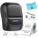 Imprimante etiquette autocollante: 221b imprimante etiquette thermique bluetoothavec 1 tiquette4030mm ...