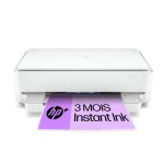 Imprimante tout - en - un hp envy 6022e jet dencre couleur - copie scan - idal pour la famille - 3 mois ...