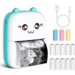 Imprimante photo portablephoto instantan� sans fil bt imprimante photo portable thermique �tiquette autocollan ...