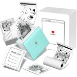 Imprimante de poche mini imprimante dautocollants bluetooth sans filcompatible avec ios et androidimprimante ...