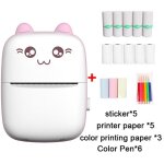 Imprimante portable mini bluetooth sans fil thermique sans encre stickers imprimante pour photo �tiquettes ...