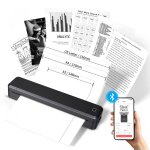 Imprimante thermique a4 mini imprimante bluetooth portable wifi impression sans encre?compatible avec ...