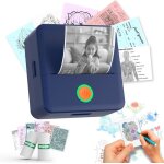 Imprimante thermique bluetoothmini imprimante autocollant rouleaux de 2 tiquettes autocollantes adapts ...