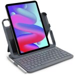 Inateck �tui avec clavier pour ipad 11 a16 / ipad 10 air 6 / 5 / 4 pro 11 azerty clavier ultra l�ger ...
