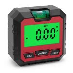 Inclinom�tre num�rique - shipenophy - rouge - �cran lcd r�tro�clair� - dos magn�tique - compact