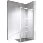Inea paroi de douche italienne verre sérigraphié 8 mm transparent choisir la finition - blanc dimensions ... Inea paroi de douche italienne verre sérigraphié 8 mm transparent choisir la finition - blanc dimensions ...