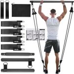 Inf kit de barre de pilates avec bandes de r�sistance - �quipement de gym � domicile