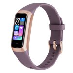 Inf montre connect�e avec moniteur de fr�quence cardiaque et de tension art�rielle violet