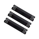 Inf pack de 3 plaques chauffantes de rechange pour barbecue � gaz - noir