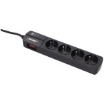 Infosec - s4 black line ii - multiprises parafoudre 4 prises fr - garantie 2 ans Infosec - s4 black line ii - multiprises parafoudre 4 prises fr - garantie 2 ans