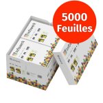 Infowerk papier pour imprimante et photocopieur 5000 feuilles 10 x 500 a4 80 g blanc premium vainqueur ...