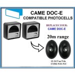 Infrarouge photocellules compatible avec came doc - e 12 - 24v n. c - com - n. o. plage de fonctionnement ... Infrarouge photocellules compatible avec came doc - e 12 - 24v n. c - com - n. o. plage de fonctionnement ...