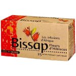Infusion aux fleurs d?hibiscus (bissap) pour une �picerie alimentaire de qualit�. 25 sachets