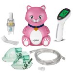 Inhalateur pour chat promedix pour enfants set n�buliseur masques filtres + thermom�tre m�dical infrarouge ...