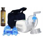 Inhalateur  compresseur omnibus br - cn116 blanc + brouillard salin