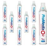 Inhalateur doxygne portable 994% promedix 12l pr - 994 lot de 9 pieces