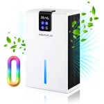 Inkbird dshumidificateur dair lectrique 2800ml petit dshumidificateur dair silencieux 7 lumires led ...
