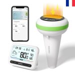 Inkbird ibs - p03r thermom�tre de piscine solaire avec im - 03 wifi passerelle moniteur multifonctionnel ...