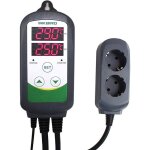 Inkbird itc - 308 prise thermostat numrique 2 relais 220v sonde controleur temprature chauffage refroidissem ...
