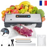 Inkbird machine sous vide rechargeble 80kpa appareil sous vide alimentaire batterie 2000mah rouleaux ...