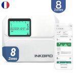Inkbird programmateur arrosage wifi 8 voies minuterie irrigation intelligent arrosage automatique pour ...