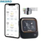 Thermomtre cuisine inkbird ibt - 26s wifi 2. 4ghz thermomtre bbq avec 4 sondes contrle app bluetooth ...