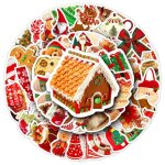 Inn autocollants de nol 50 feuilles stickers scrapbooking vintage de exquis album carnet dco autocollants ...