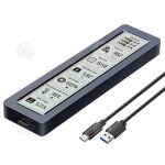 Inn botier ssd m2 sata 5gbps avec cran daffichage numrique compatible botier ssd pour 2230 / 2242 ...