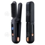 Inn brosse lissante pour cheveux 2 en 1 avce fer  lisser multifonctionnel sans fil portable avec fonction ...