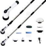 Pas brosse de nettoyage electrique 2500mah t�lescopique ong anche multi - fonctions rechargeable brosse ...