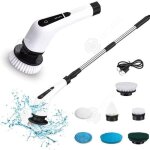Inn brosse de nettoyage electrique 3000mah t�lescopique ong anche multi - fonctions rechargeable brosse ...