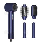 Inn brosse soufflante 5in1 humide et sec 20m / s schage rapide brosse soufflante rotative brosse chauffante ...