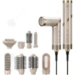 Inn brosse soufflante 9 en 1 1600w 110000 tr / mim air styler brosse soufflante set avec s�che cheveux ...