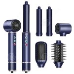 Inn brosse soufflante grande vitesse multifonction 5 en 1 brosse coiffante chauffante 3 niveaux thermal ...