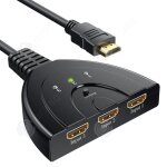 Inn câble hdmi 1080p câbles hdmi 1 vers 3 commutateur multifonction haute résolution et clarté prise ... Inn câble hdmi 1080p câbles hdmi 1 vers 3 commutateur multifonction haute résolution et clarté prise ...