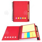 Inn classeur budget cahier portable � spirale avec stylo papier comprend 150 notes autocollantes de cinq ...