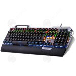 Inn clavier de jeu en m�tal avce repose - poignet et r�tro�clair� led 104 touches clavier m�canique filaire ...