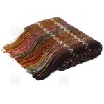 Inn couverture 127x172cm plaid canape de canap  rayures rouges et vertes cratif et unique doux et ...