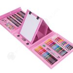 Inn dessin 208 pcs set de pinceaux pour enfants avec planche  dessin coffret cadeau de peinture portable ...