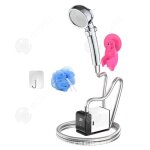 Inn douche de camping 6000 mah ipx7 3 vitesse moteur sans balais affichage num�rique mesure de la temp�rature ...