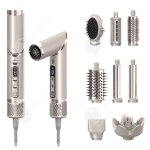 Inn ensemble brosse soufflante 1600w multifonctionnel 8 en 1 pliable affichage numrique 3 niveaux rglables ...