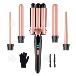 Inn ensemble de fer � friser 5 en 1 or rose multifonctionnel avec 5 fers friser interchangeables 2 niveaux ...