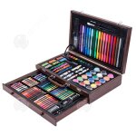 Inn ensemble de peinture 123 pcs brosse pour peindre papeterie peinture beaux arts ensemble de peinture ...